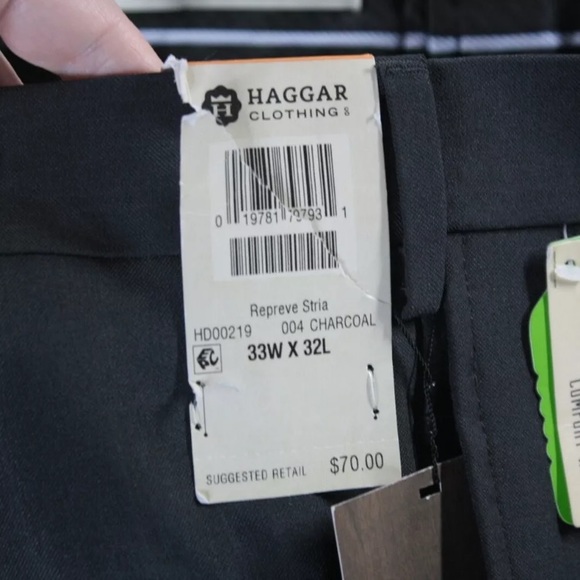 NEW! HAGGAR CLASSIC FIT DRESS PANTS! - Picture 5 of 9